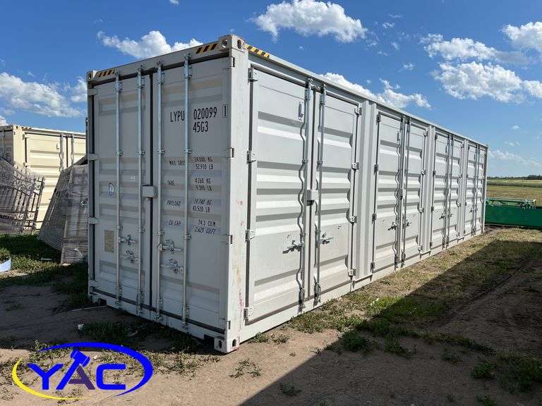 40' High Cube Container W/ 4 Side Doors
