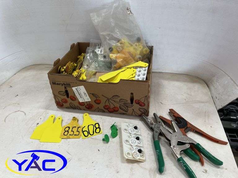 Box Of Tagging Supplies