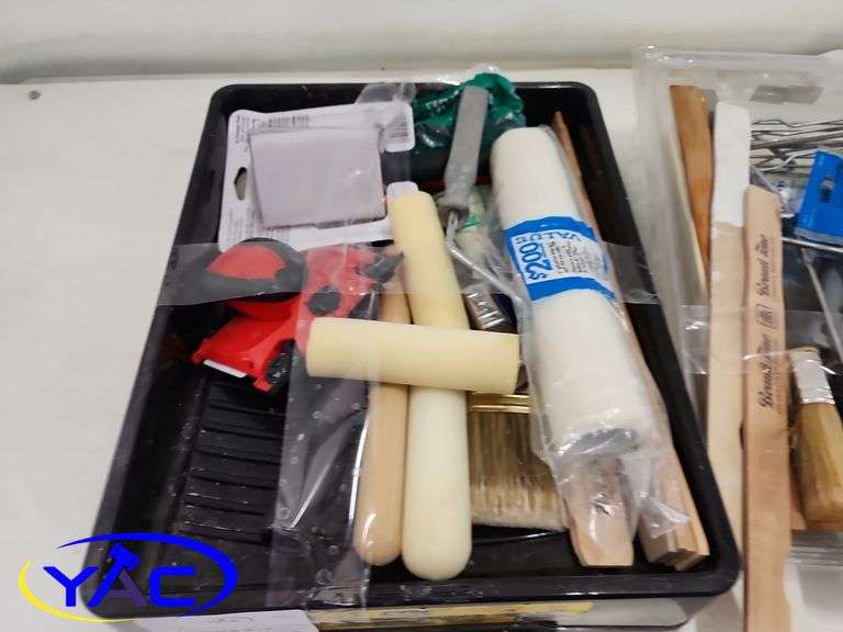 2- Paint Trays W/ Brushes