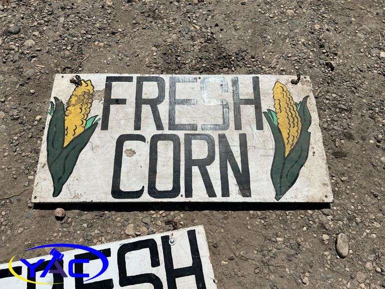 3- Large Wood Signs