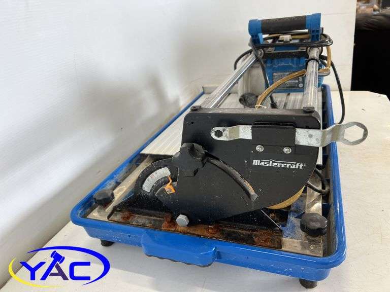 Mastercraft Tile Saw W/ Pump
