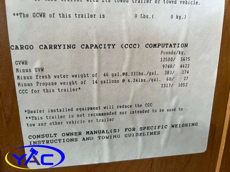 2006 JAYCO EAGLE FIFTH WHEEL CAMPER