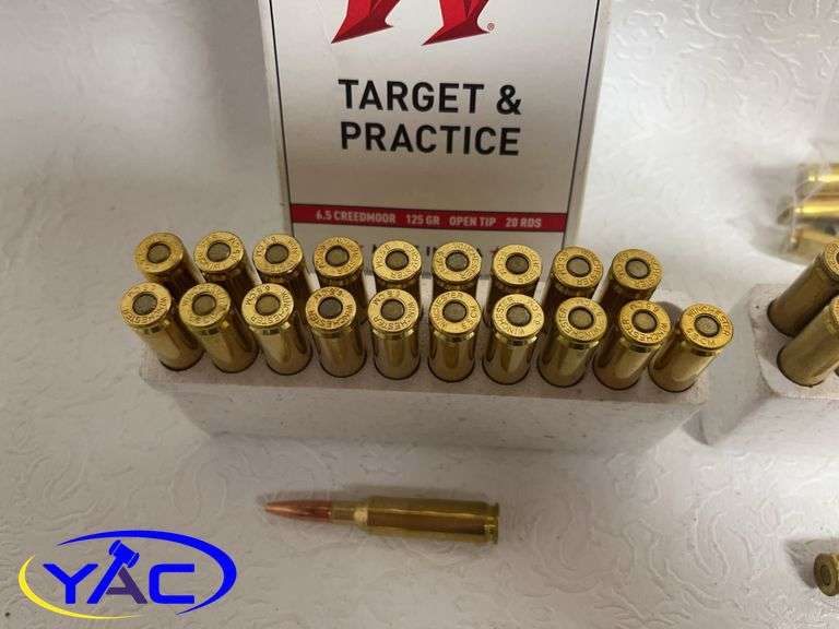 29 ROUNDS 6.5 CREEDMORE AMMUNITION & BRASS