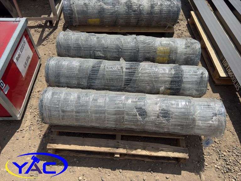 3- Rolls Of Galvanized Fencing (BUYER MUST PAY 3X THE BID PRICE)