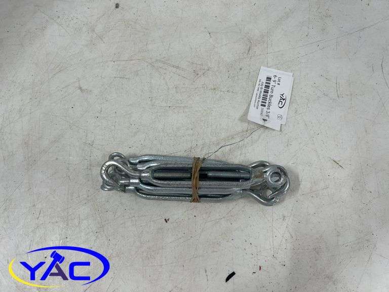 6- 9" Turn Buckles 3/8"