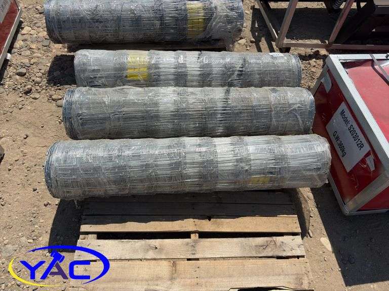 3- Rolls Of Galvanized Fencing (BUYER MUST PAY 3X THE BID PRICE)