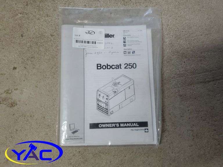 Miller Bobcat 250 Welder W/ Compressor On Trailer