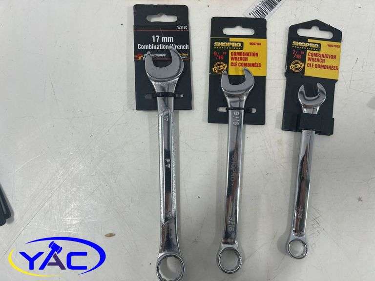 18 Asst. Canpro & Performance Tool Wrenches 1-1/8" Down - 24 down