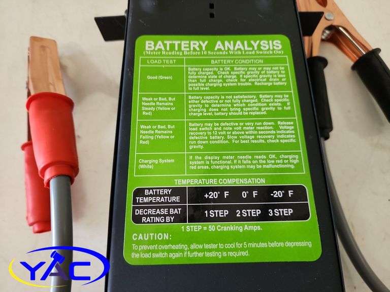 6/12V Battery Tester
