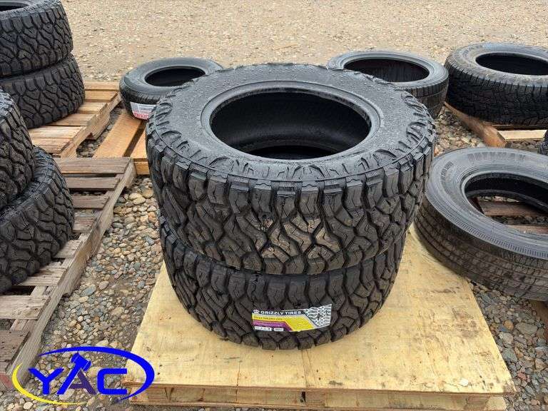 2- 33x12.50R18 Tires (BIDDER MUST PAY 2X THE BID PRICE)