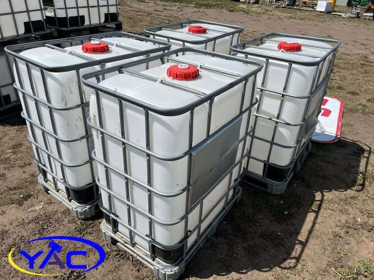 4- Tall 500L Empty Totes