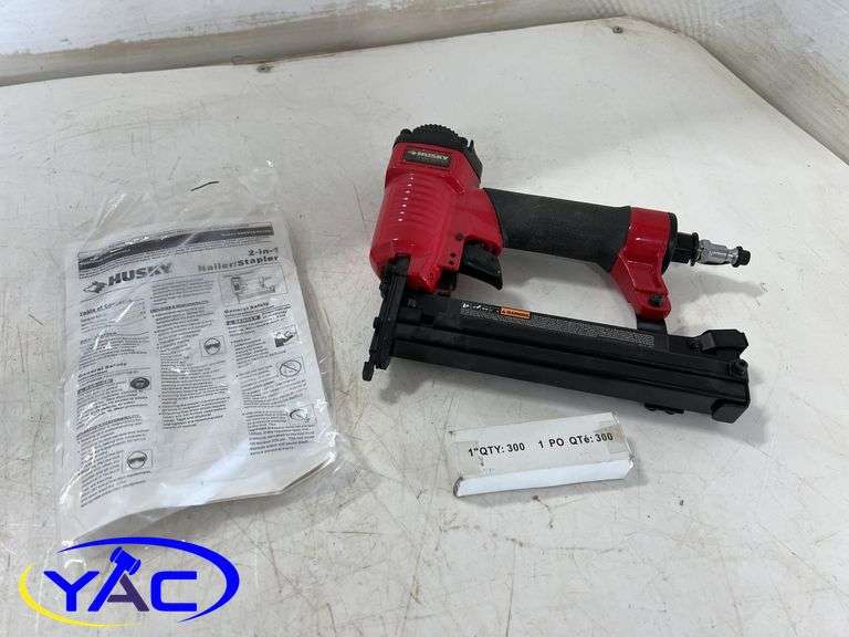 Husky 2in1 Air Stapler Nailer