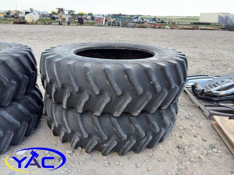 2- Firestone 520/85R42 Radial Tractor Tires