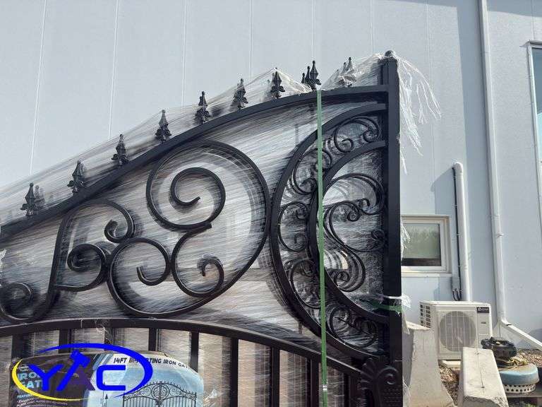 14Ft Bi-Parting Iron Gates
