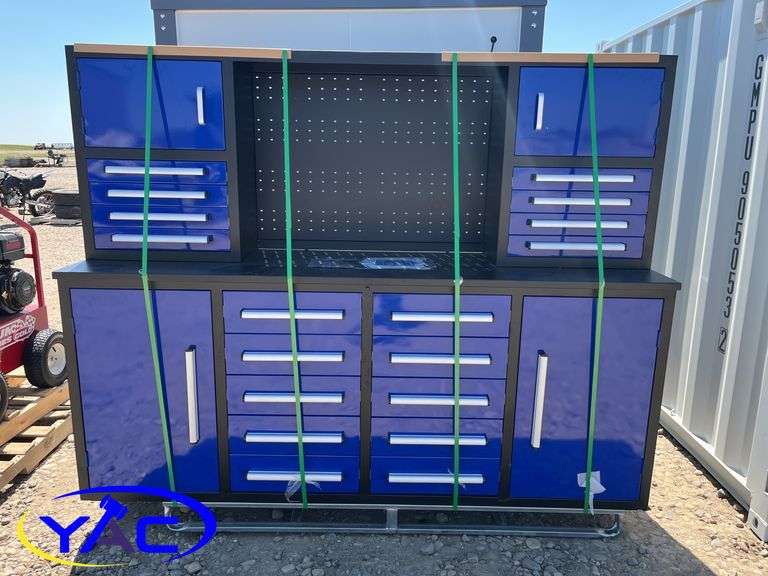 7FT 18 Drawers  Stainless Steel Workbench