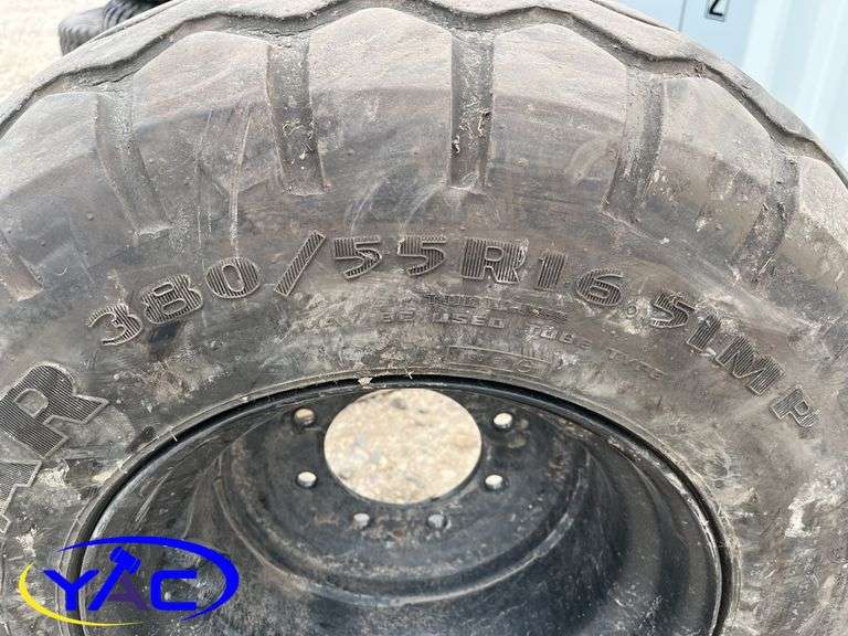 4- 380/55R16.5 Rim & Tires
