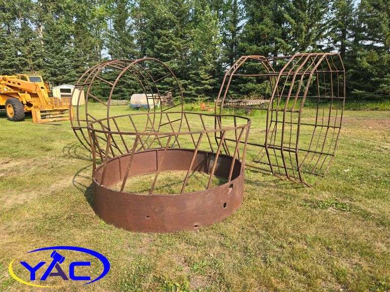 3 Round Bale Feeders