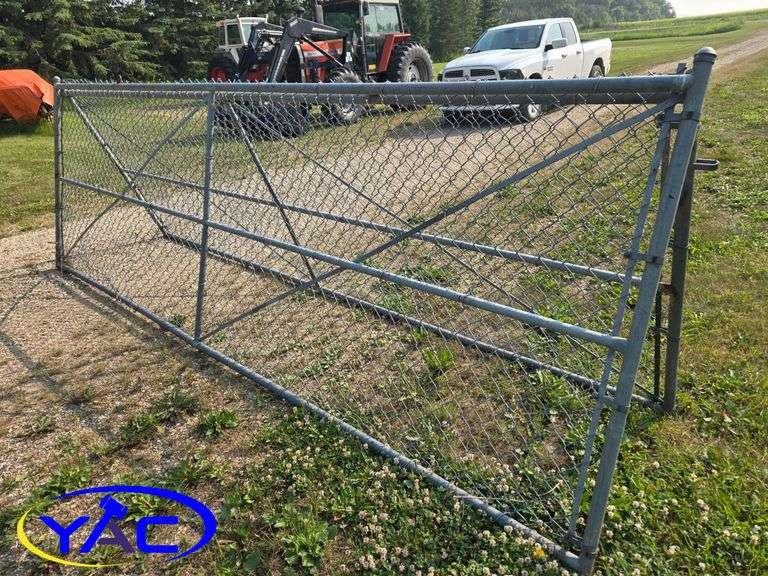 2- Chain Link Gates