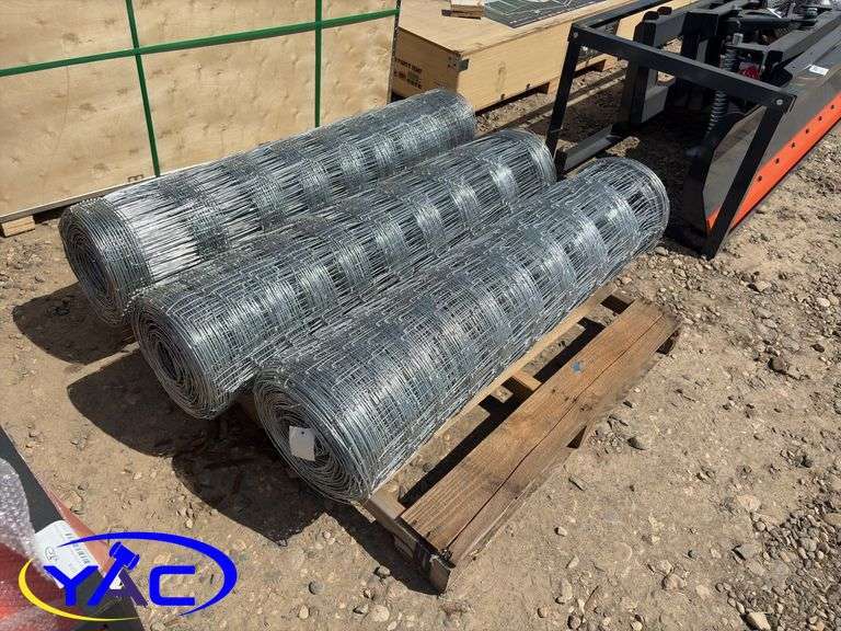 3 - Rolls Of Galvanized Fencing (BUYER MUST PAY 3X THE BID PRICE)