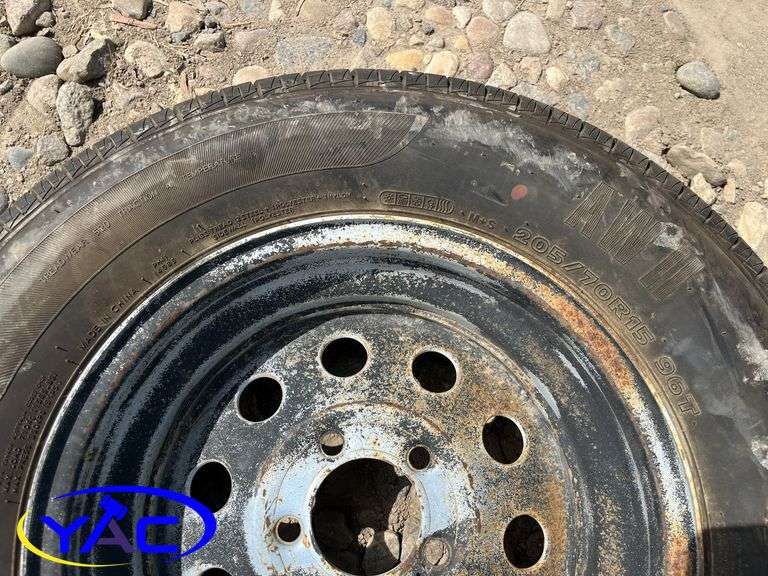 205/70R15 Trailer Tire & Rim