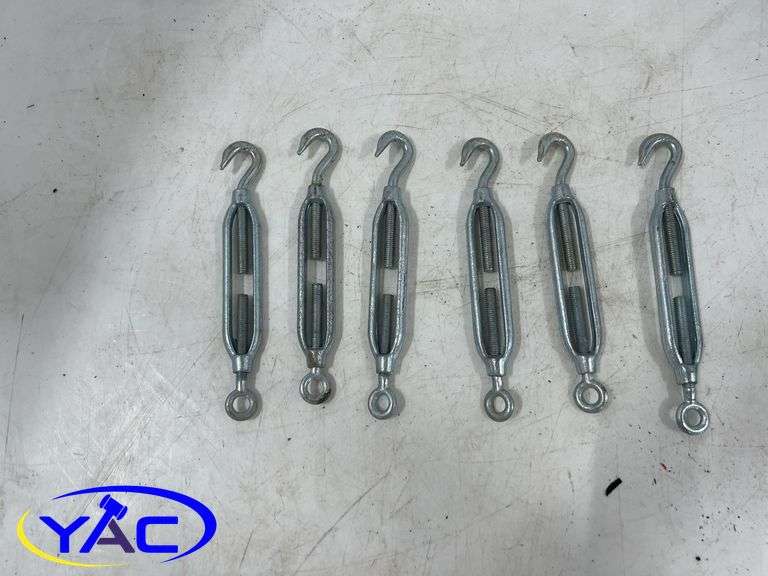 6- 9" Turn Buckles 3/8"