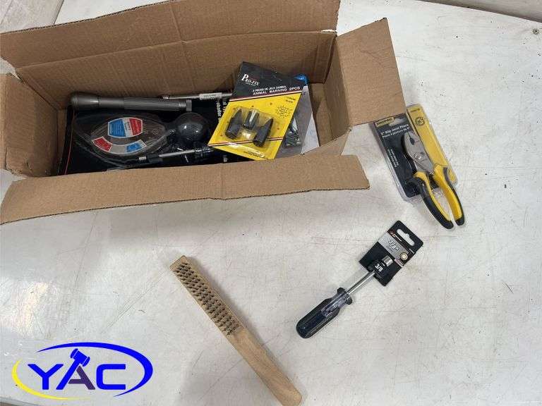 Battery Tester, Tire Gauge, Flashlight, Nut Drivers