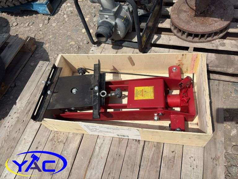 1100lb Low Profile Transmission Jack (Returned Item, Opened Box & Possibly Missing Parts)