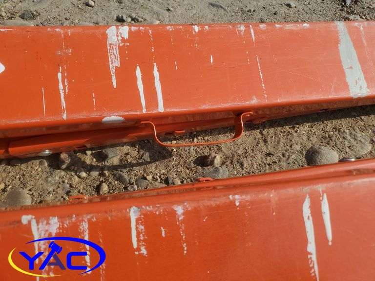 2- Orange Steel Saw Horses