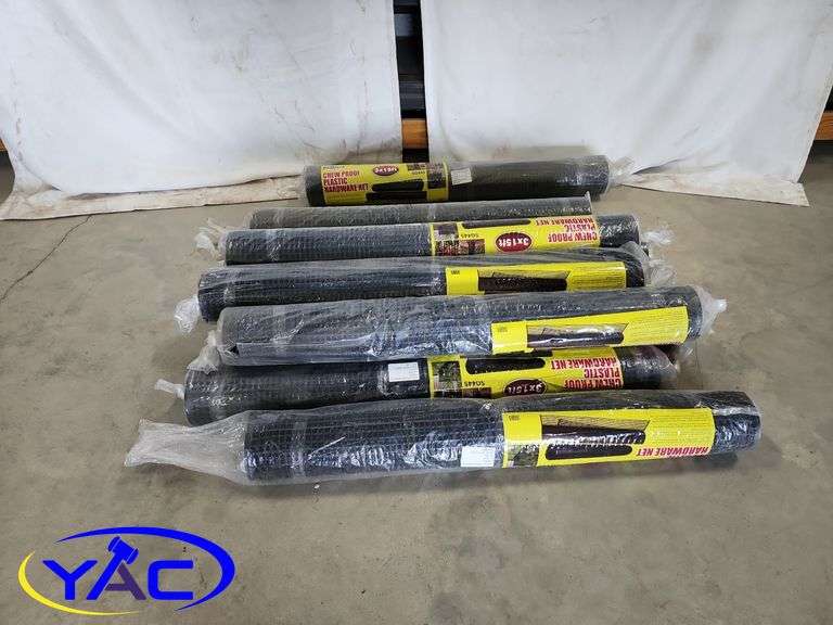 10- 3×15ft Plastic Hardware Net