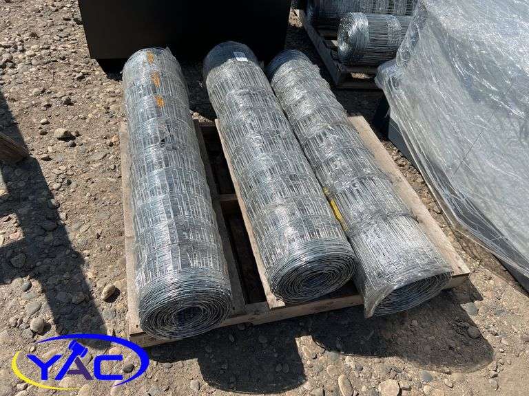3- Rolls Of Galvanized Fencing (BUYER MUST PAY 3X THE BID PRICE)