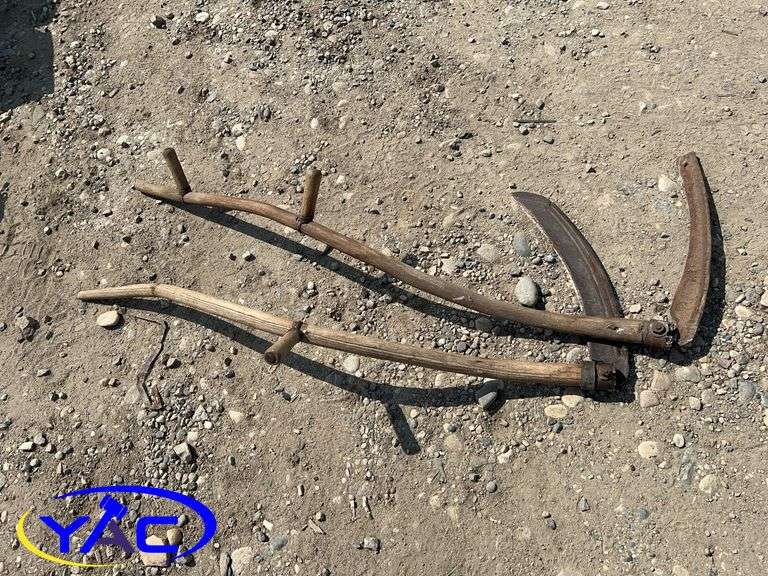 Grass Spreader/ Antique Tools/ Coal Pail