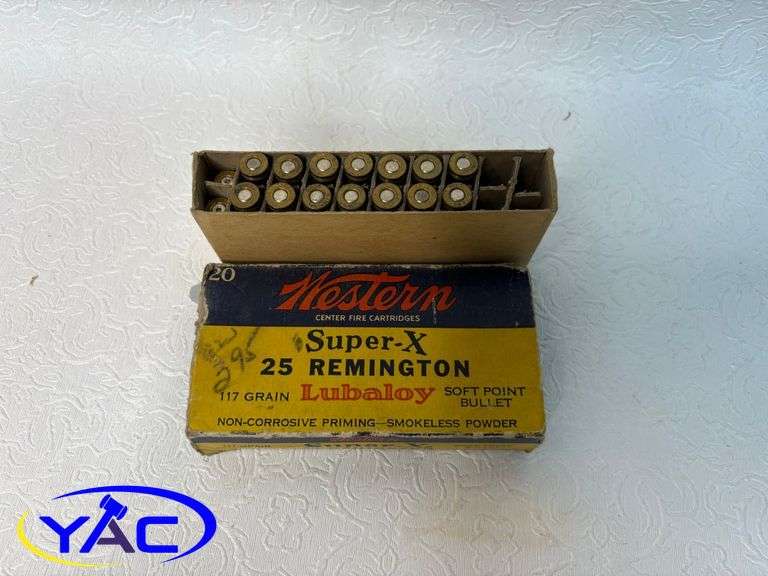 14 ROUNDS SUPER-X 25 REMINGOTON 117GR. AMMUNITION