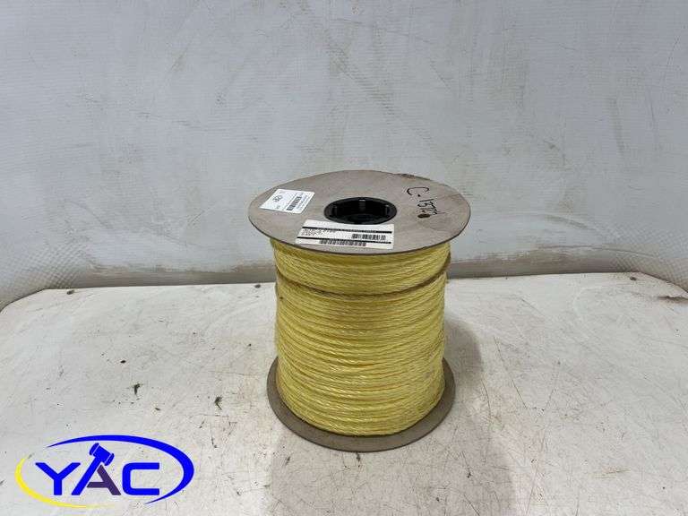 Roll 3/16 x 2125' Yellow Polypro 3 Strand Twist Rope