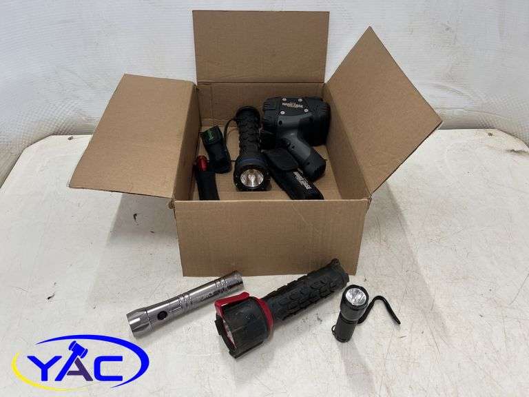 8- Assorted Flashlights
