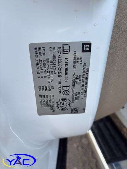 2011 CHEV SILVERADO 2500HD CREWCAB 4WD