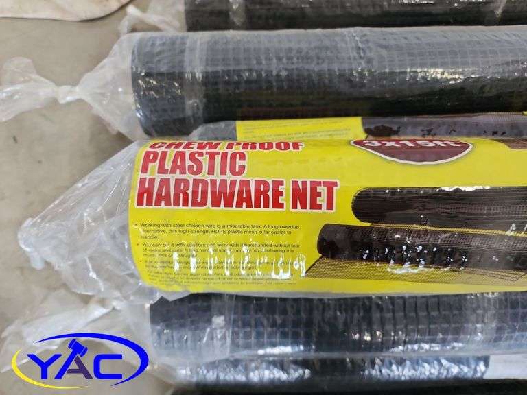10- 3×15ft Plastic Hardware Net