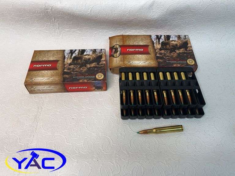 2 - BOXES OF NORMA .30-.06 150GR. AMMUNITION