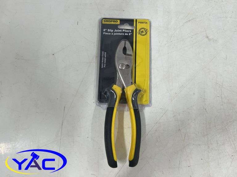 8" Slip Joint Pliers, 14, 5/8" &3/4" Wrenches