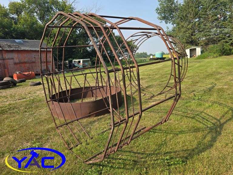 3 Round Bale Feeders