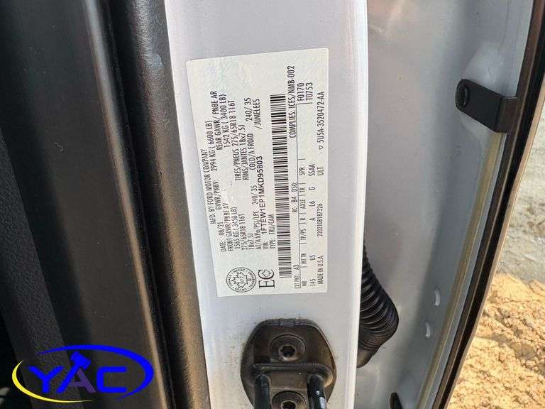 2021 FORD F150 SUPERCREW 4WD