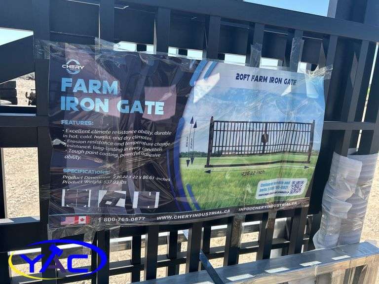 20FT Farm Iron Gate