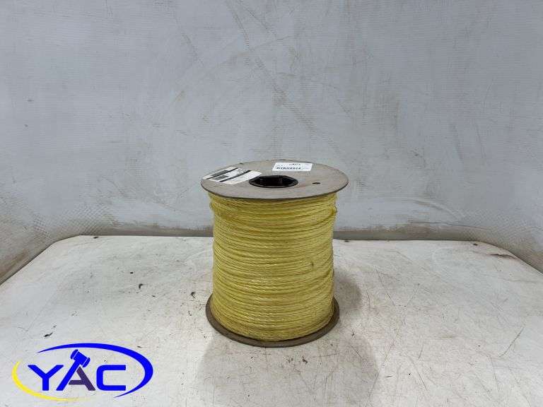 Roll 3/16 x 2125' Yellow Polypro 3 Strand Twist Rope