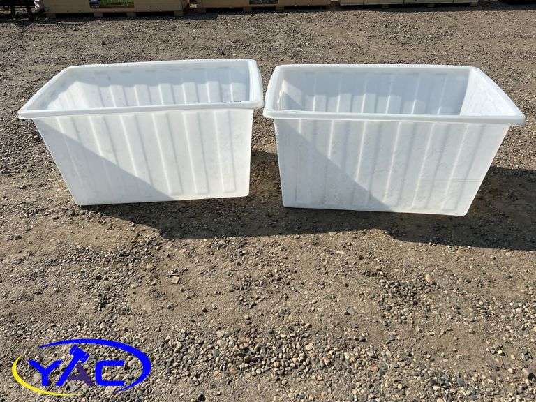 2 - Plastic Tubs