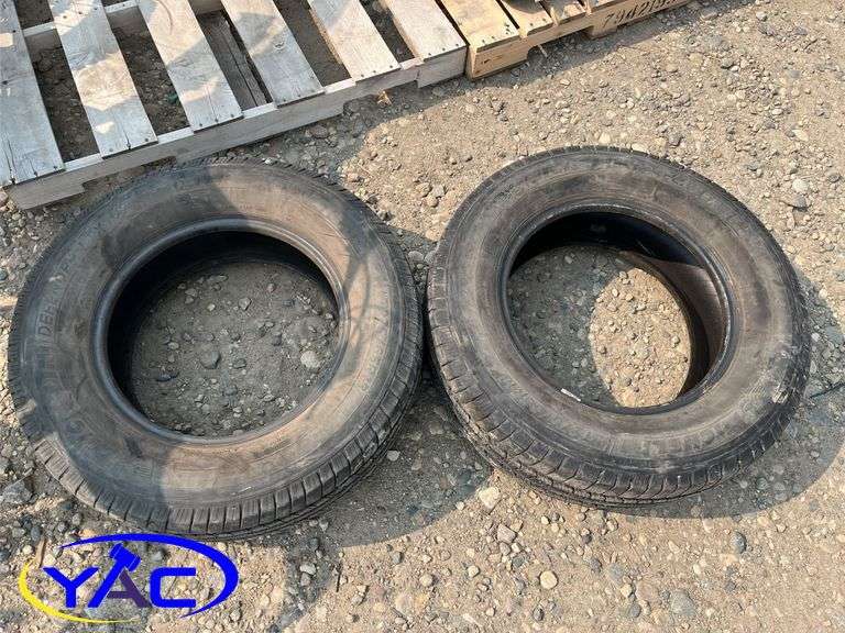 2- LT 275/65R18 Micheline Defender Tires