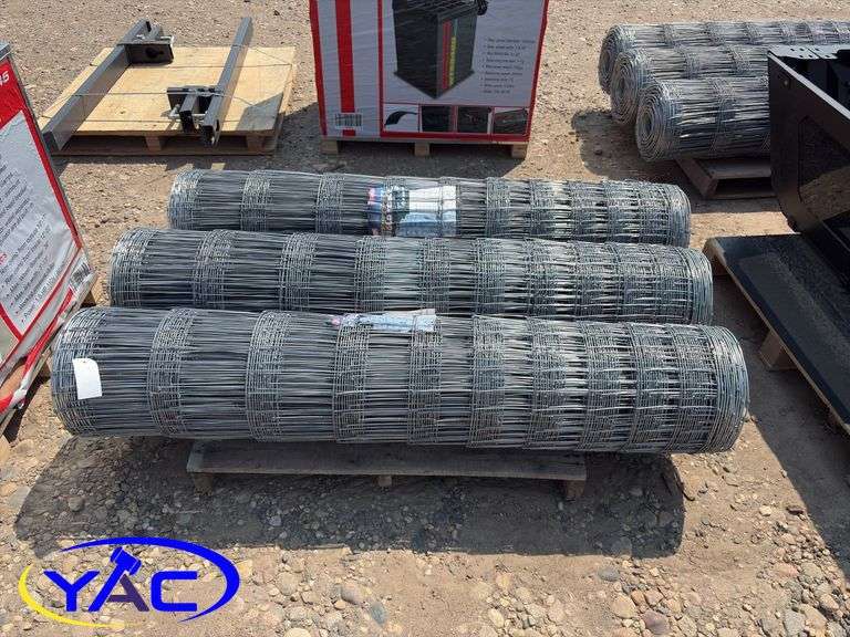 3- Rolls Of 5’ x 330’ Heavy Duty Field Fence (BUYER MUST PAY 3X THE BID PRICE)