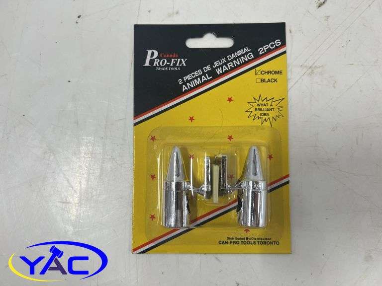 5 Large Snap Hooks, 5/8 Double Swivel, 2 Pc Chrome Animal Warning 1/4" Clevis Grab Hooks