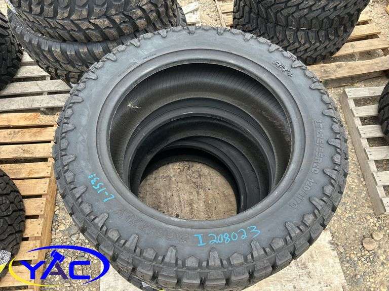 3- 275/55R20 Tires (BIDDER MUST PAY 3X THE BID PRICE)