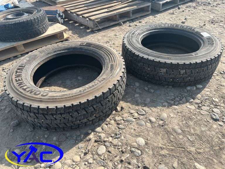 2- 225/70R19.5 Continental Tires