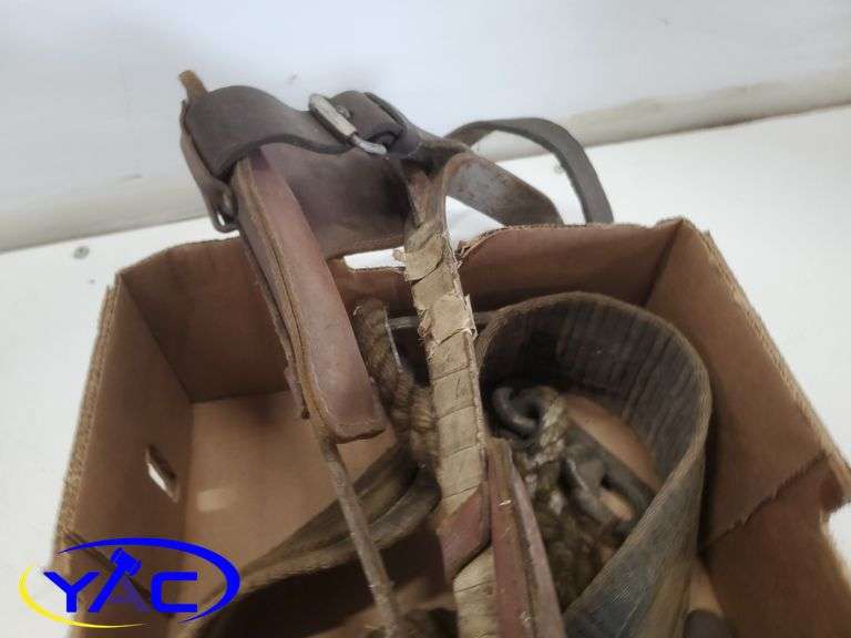 Set Of Pole Climbing Spurs & Belt