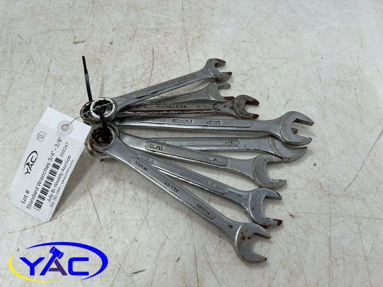 Standard Wrenches 3/4" - 3/8"